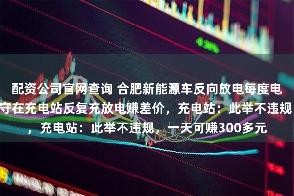 配资公司官网查询 合肥新能源车反向放电每度电可获4元补贴，有人守在充电站反复充放电赚差价，充电站：此举不违规，一天可赚300多元